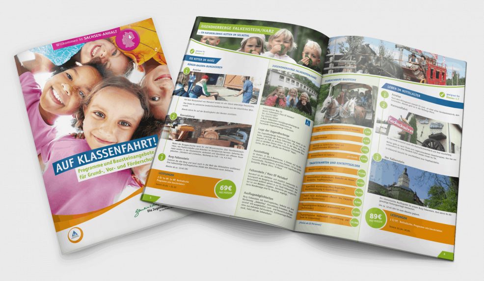 Schulfahrtenkatalog für Grundschulen 2015 für  Deutsches Jugendherbergswerk Landesverband Sachsen-Anhalt e.V. 
