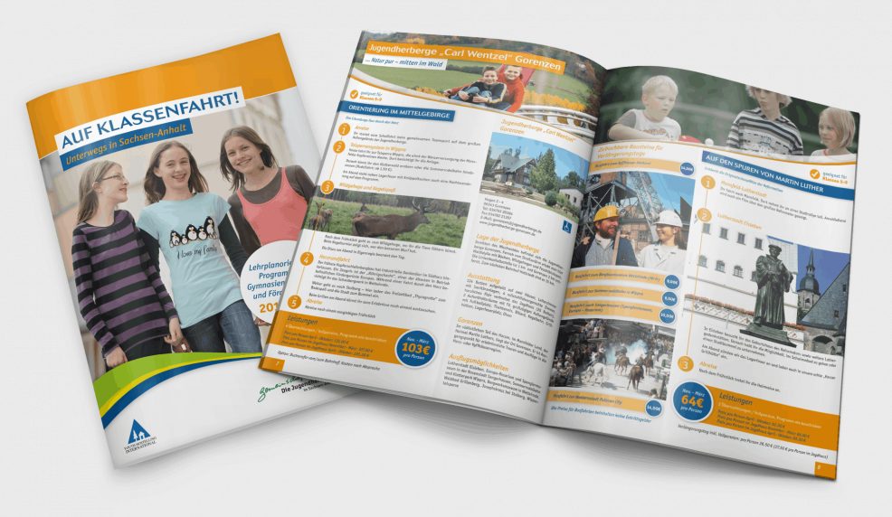 Schulfahrtenkatalog für Sekundarschulen 2013 für  Deutsches Jugendherbergswerk Landesverband Sachsen-Anhalt e.V. 