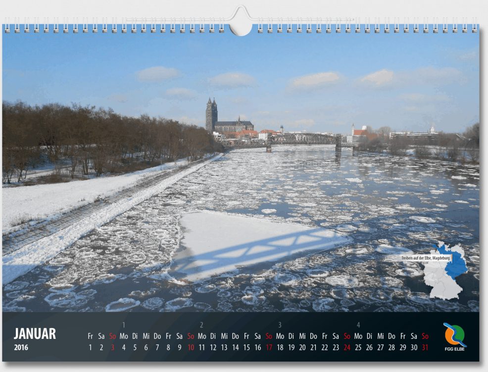Kalender für  Flussgemeinschaft Elbe 