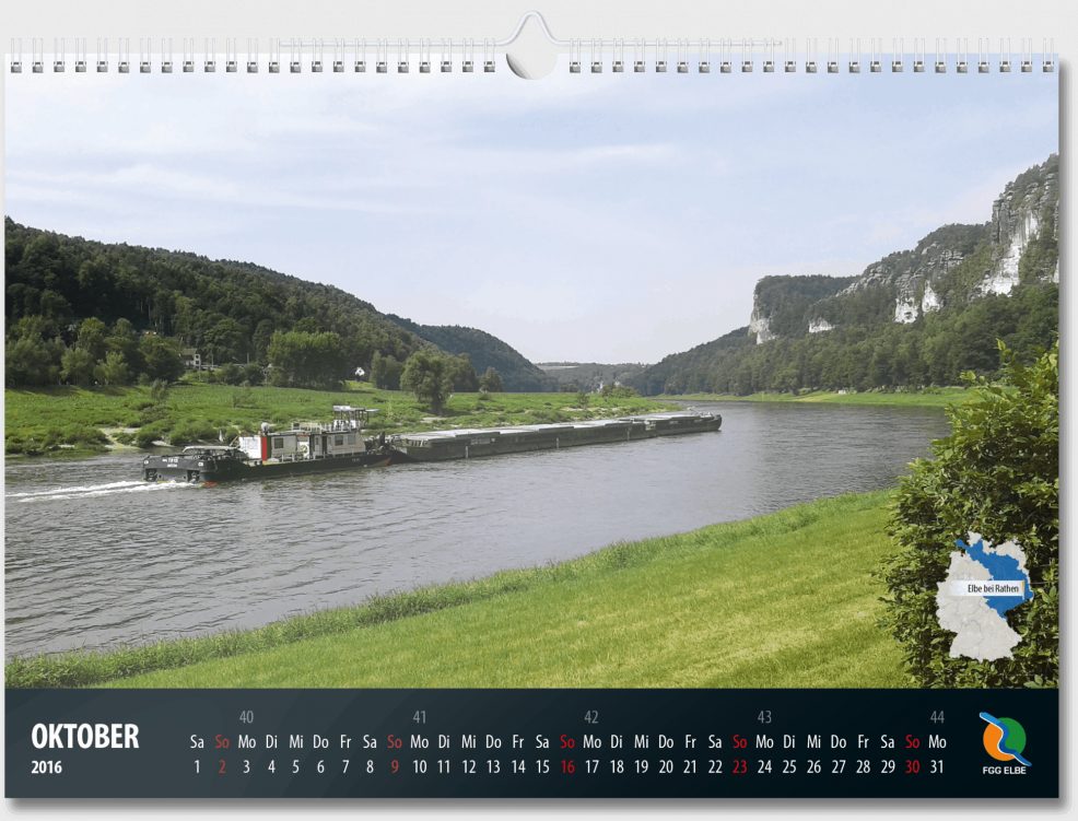Kalender für  Flussgemeinschaft Elbe 