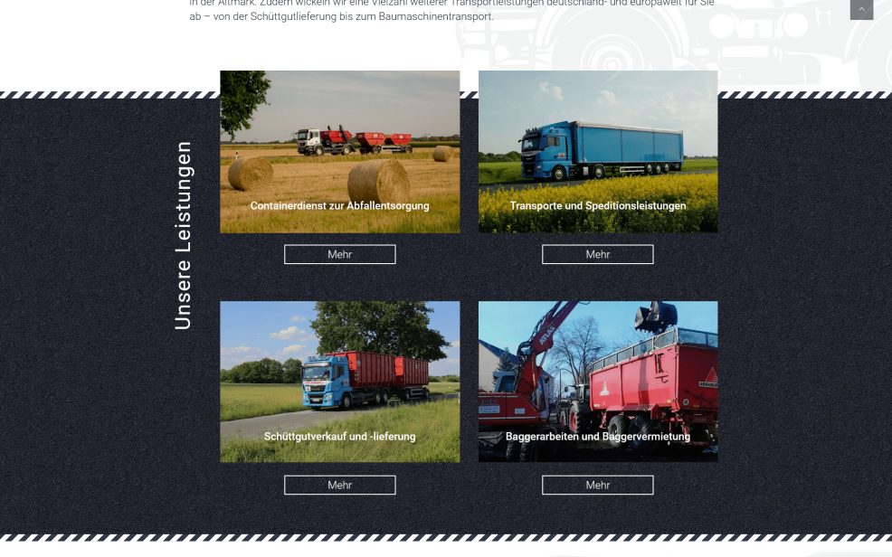 Webdesign und Programmierung für  Edert Containerdienst und Transport GmbH 