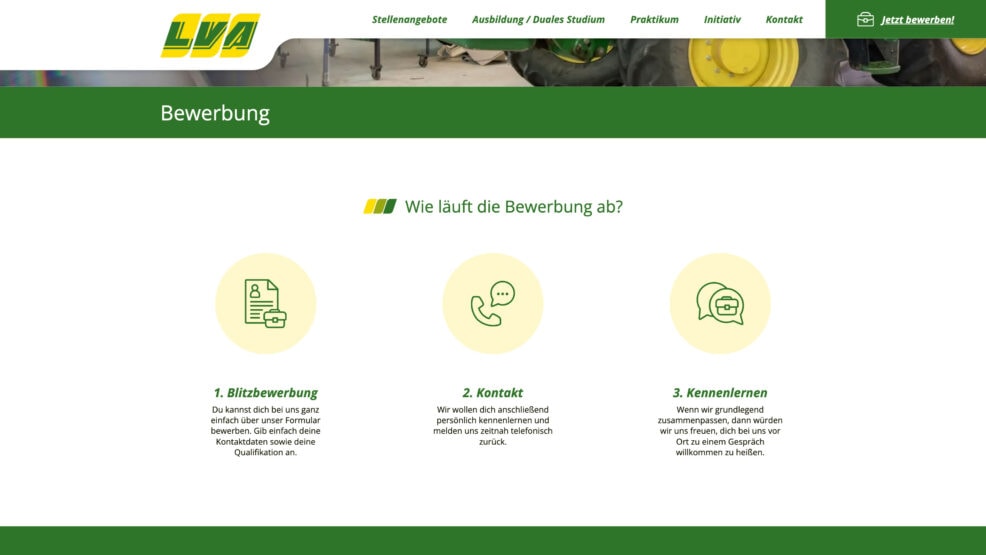 Karriereportal für  Landmaschinen Vertrieb Altenweddingen GmbH 