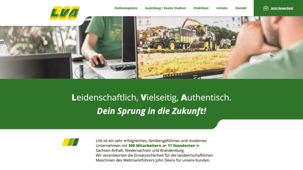 Karriereportal für  Landmaschinen Vertrieb Altenweddingen GmbH 